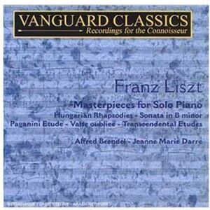 F. Liszt - Masterpieces for Solo Piano 1  CD